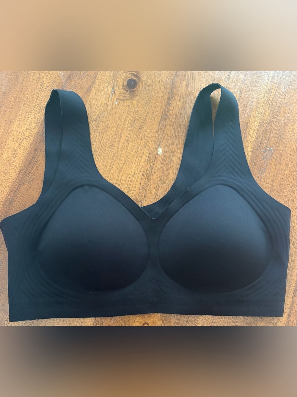 Shecurve Wireless Comfort Bra — Black